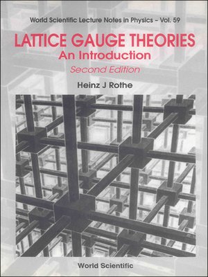 cover image of Lattice Gauge Theories: an Introduction ()